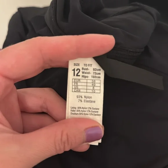 Seafolly Black Halter One Piece Swimsuit - Picture 6 of 6